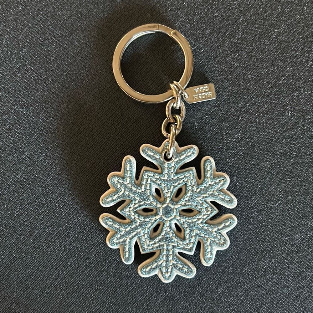 COACH Snowflake Keychain